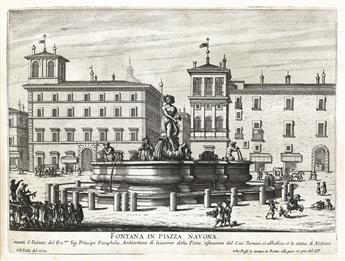 GIOVANNI BATTISTA FALDA Le Fontane di Roma . . . Libro Primo.
